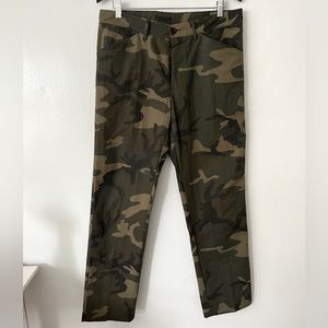Sid Mashburn Camo Pants straight leg Trousers Rare Sample Size 35
